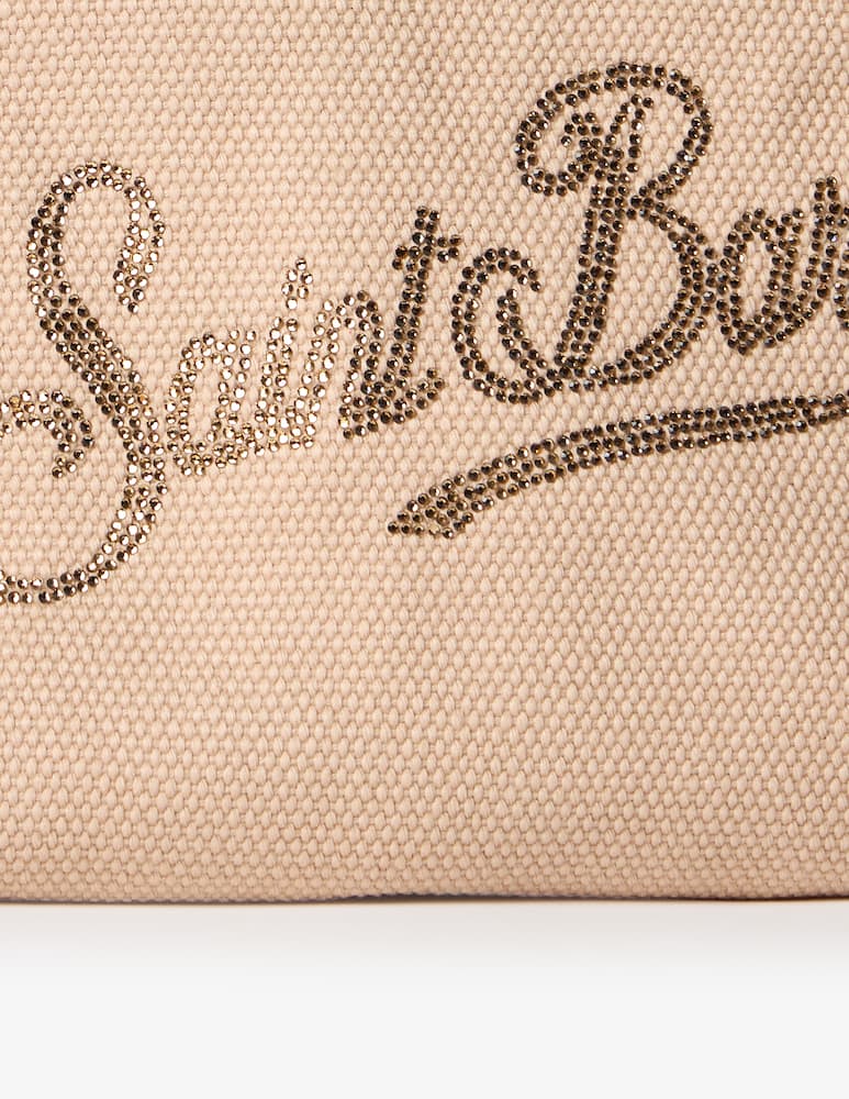 rinascente MC2 Saint Barth Small canvas shopper with strap