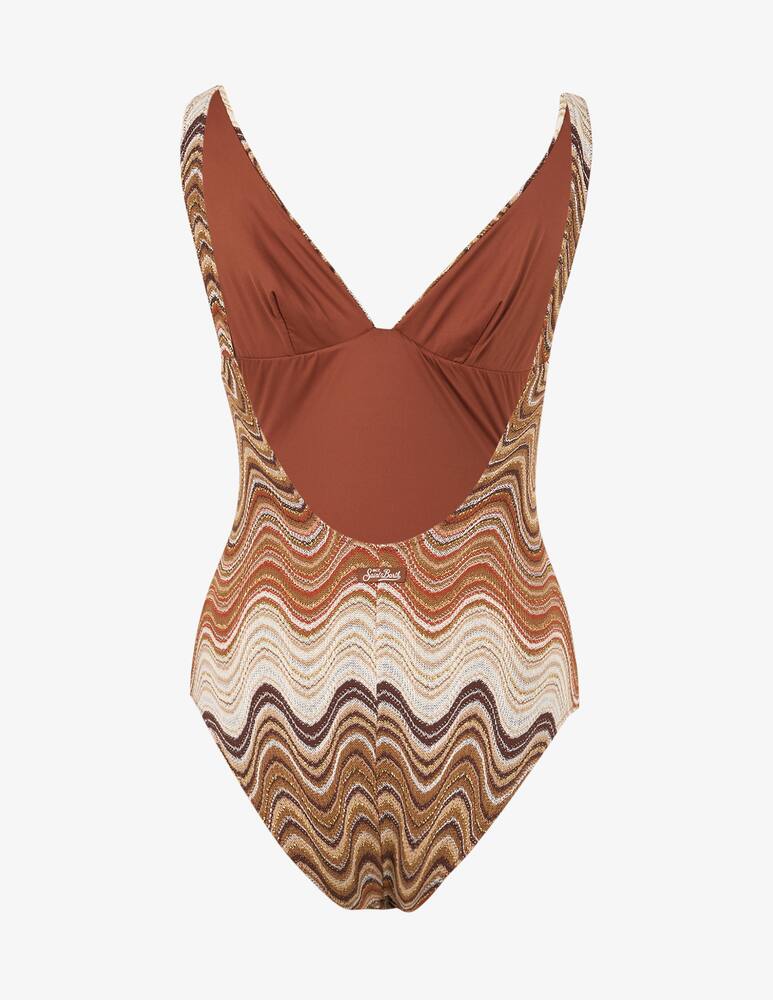 rinascente MC2 Saint Barth Wave knit one-piece swimsuit