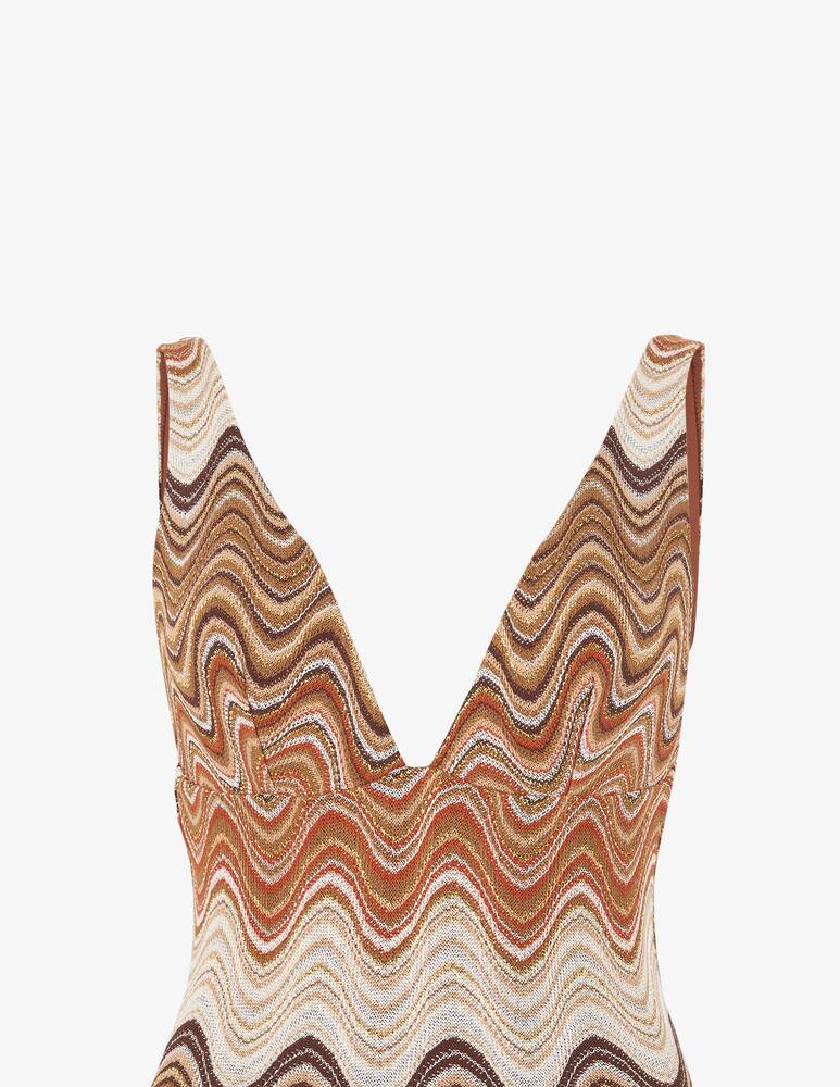 rinascente MC2 Saint Barth Wave knit one-piece swimsuit