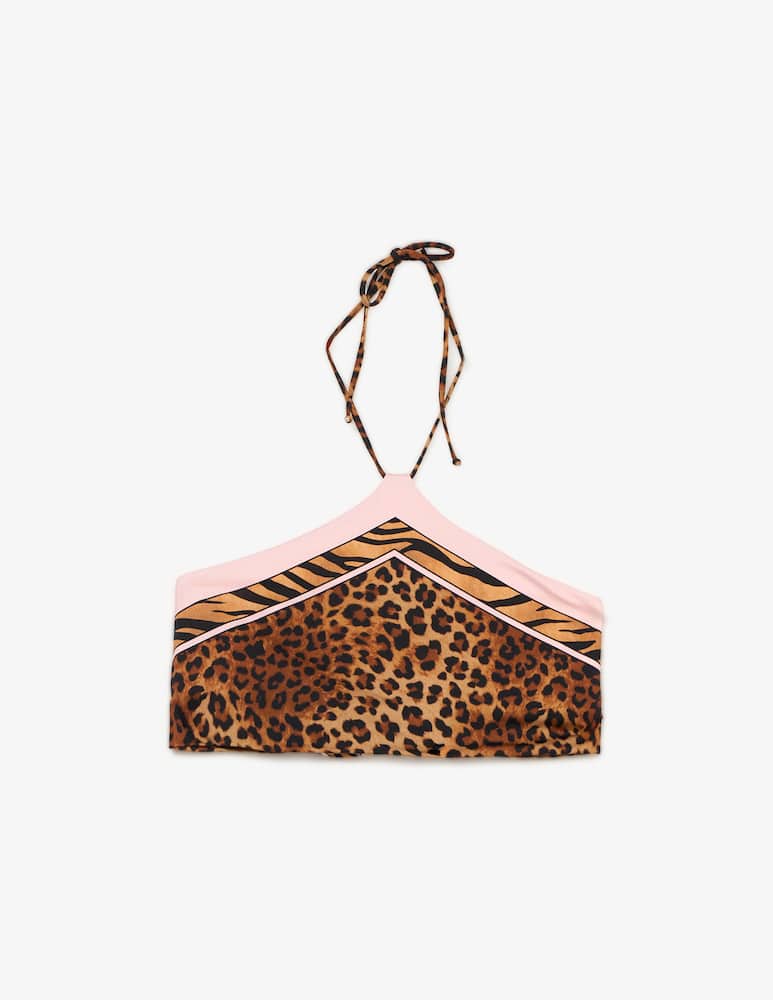 rinascente MC2 Saint Barth Top bikini a fascia con lacci