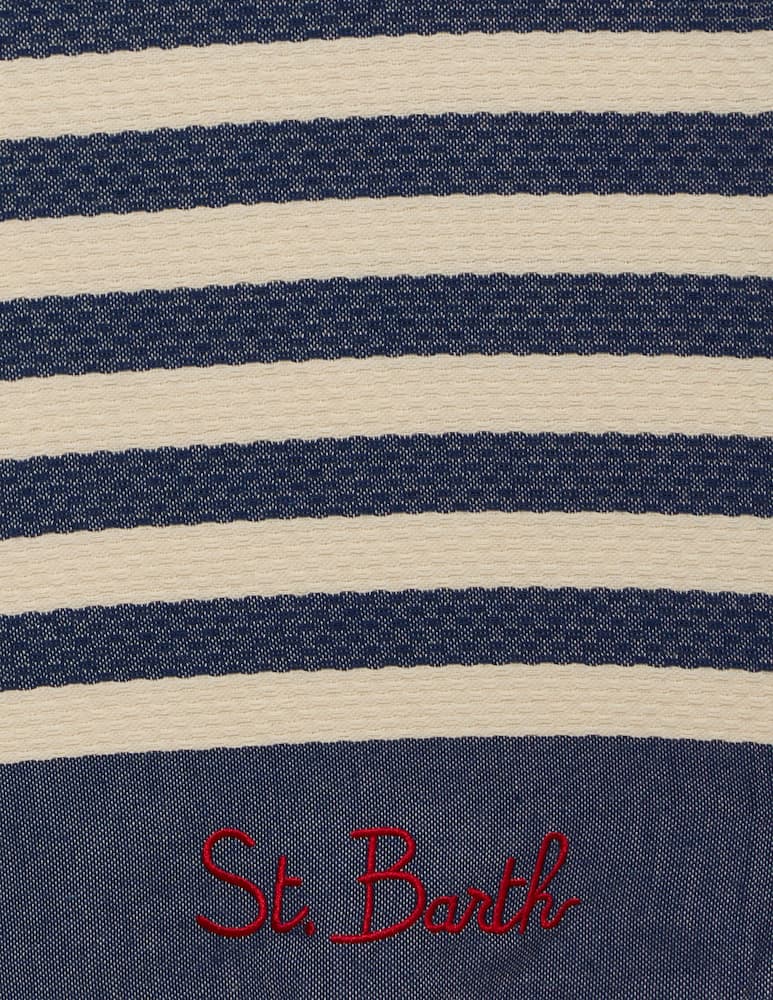 rinascente MC2 Saint Barth Striped beach towel