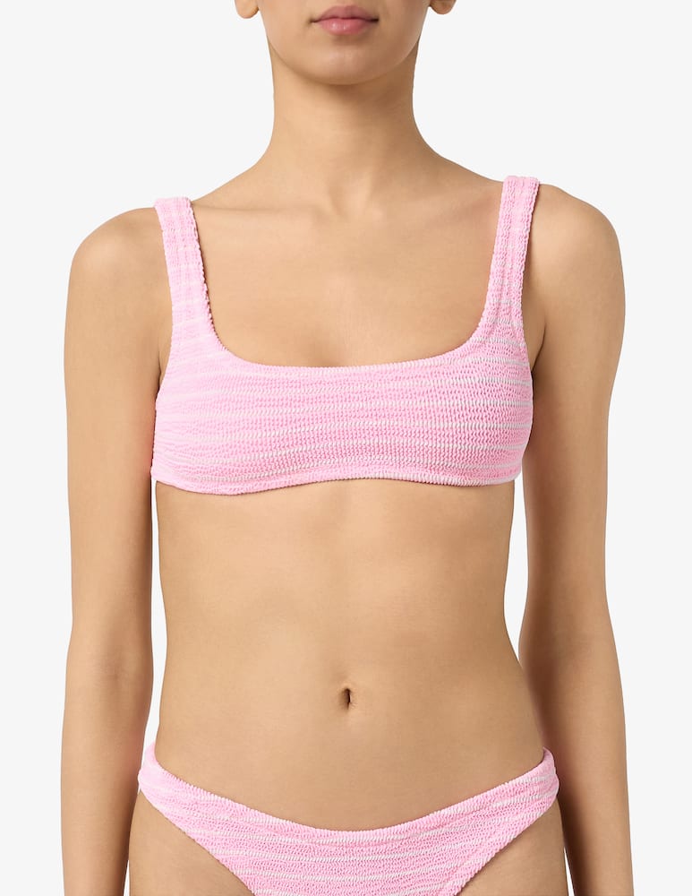 rinascente MC2 Saint Barth Reggiseno bikini a bralette crinkle