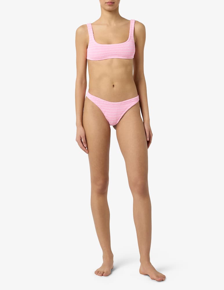 rinascente MC2 Saint Barth Top bikini a bralette crinkle