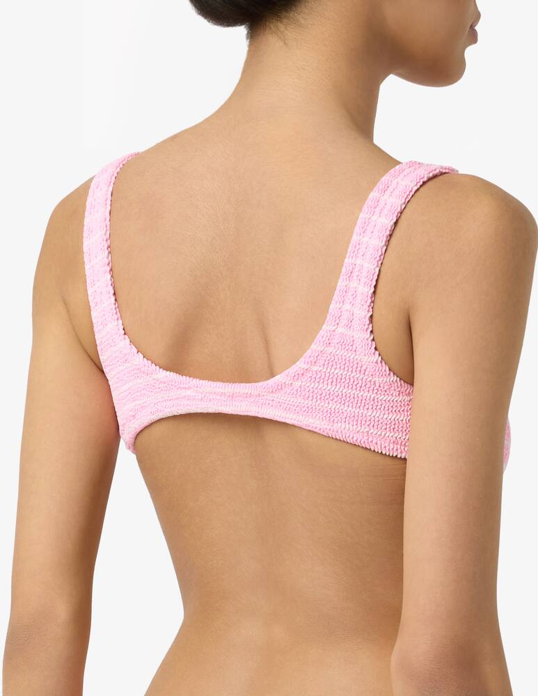 rinascente MC2 Saint Barth Reggiseno bikini a bralette crinkle