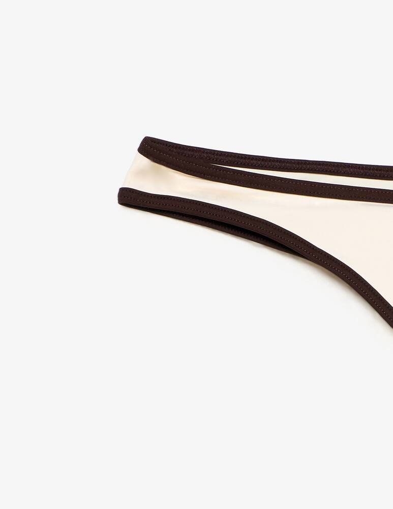 rinascente MC2 Saint Barth Slip bikini cheeky con laccetti