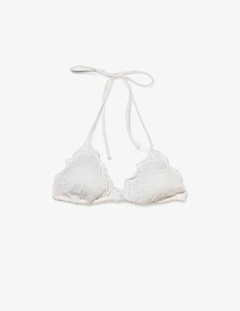 rinascente MC2 Saint Barth Reggiseno bikini a triangolo frou frou