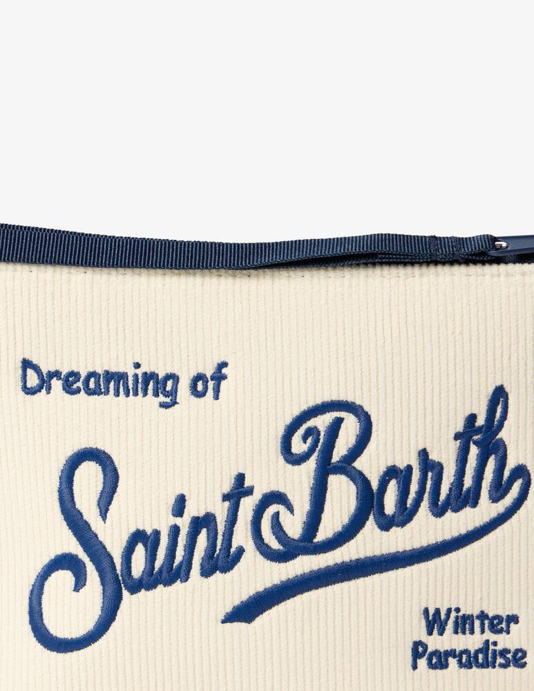 rinascente MC2 Saint Barth Pochette Aline in velluto a coste