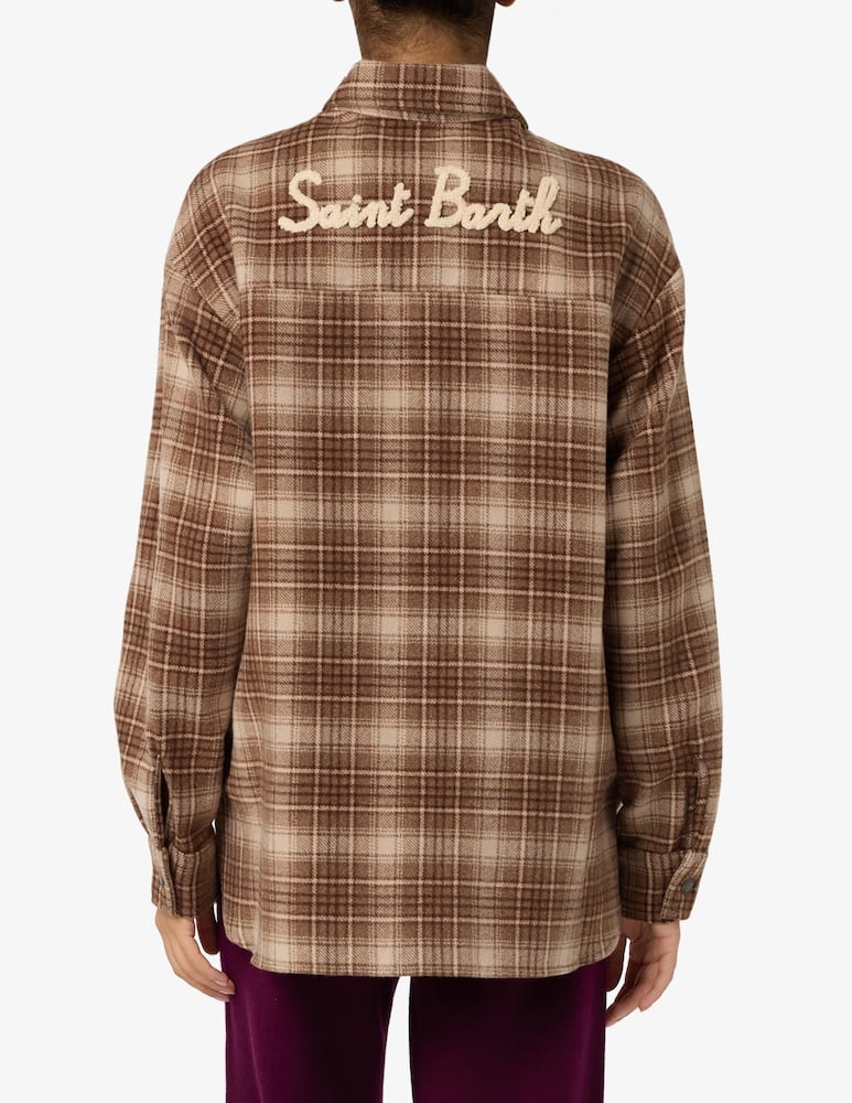 MC2 Saint Barth Camicia a quadri overshirt - immagine 3