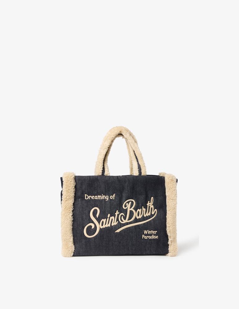 MC2 Saint Barth Faux shearling tote bag - picture 1 MC2 Saint Barth Faux shearling tote bag - picture 1