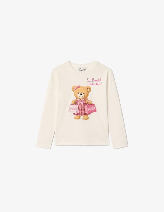 MC2 Saint Barth - T-shirt con orsetto - €79,00