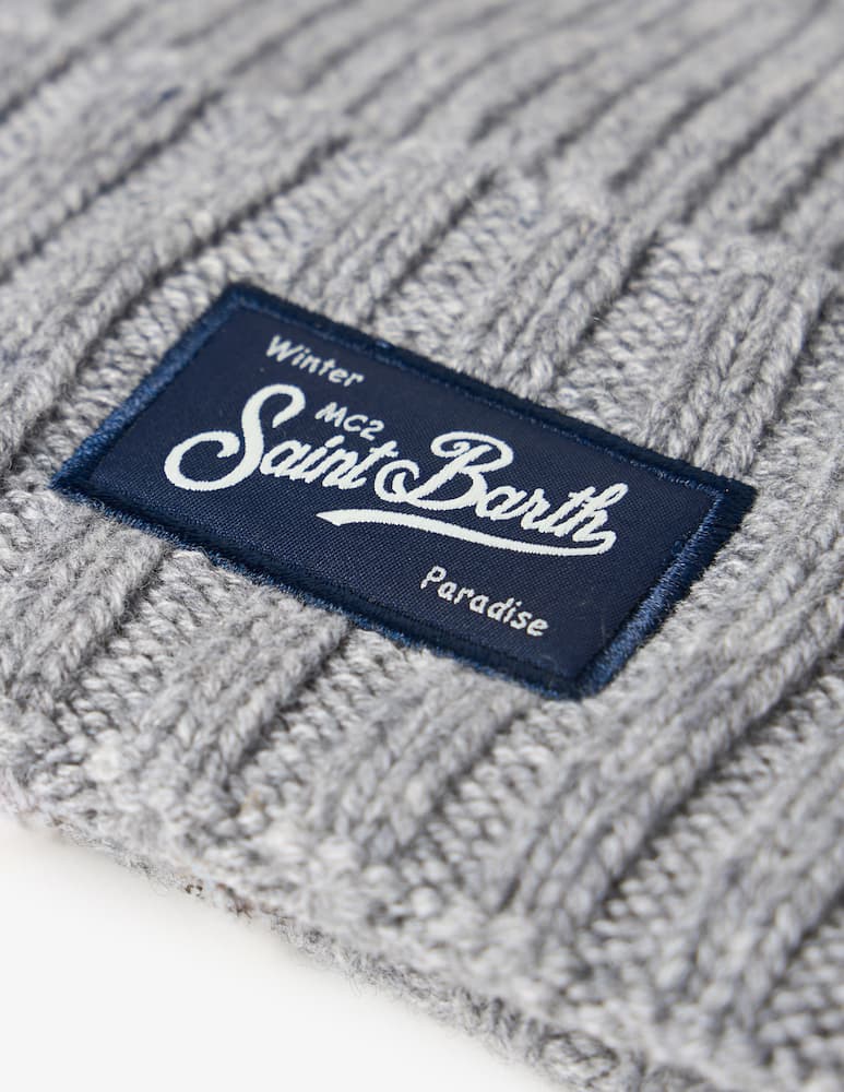 MC2 Saint Barth cappello in maglia striped beanie - immagine 4 MC2 Saint Barth cappello in maglia striped beanie - immagine 4