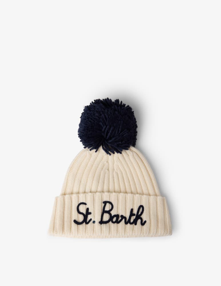 MC2 Saint Barth Cappello in maglia con pompon - immagine 2 MC2 Saint Barth Cappello in maglia con pompon - immagine 2