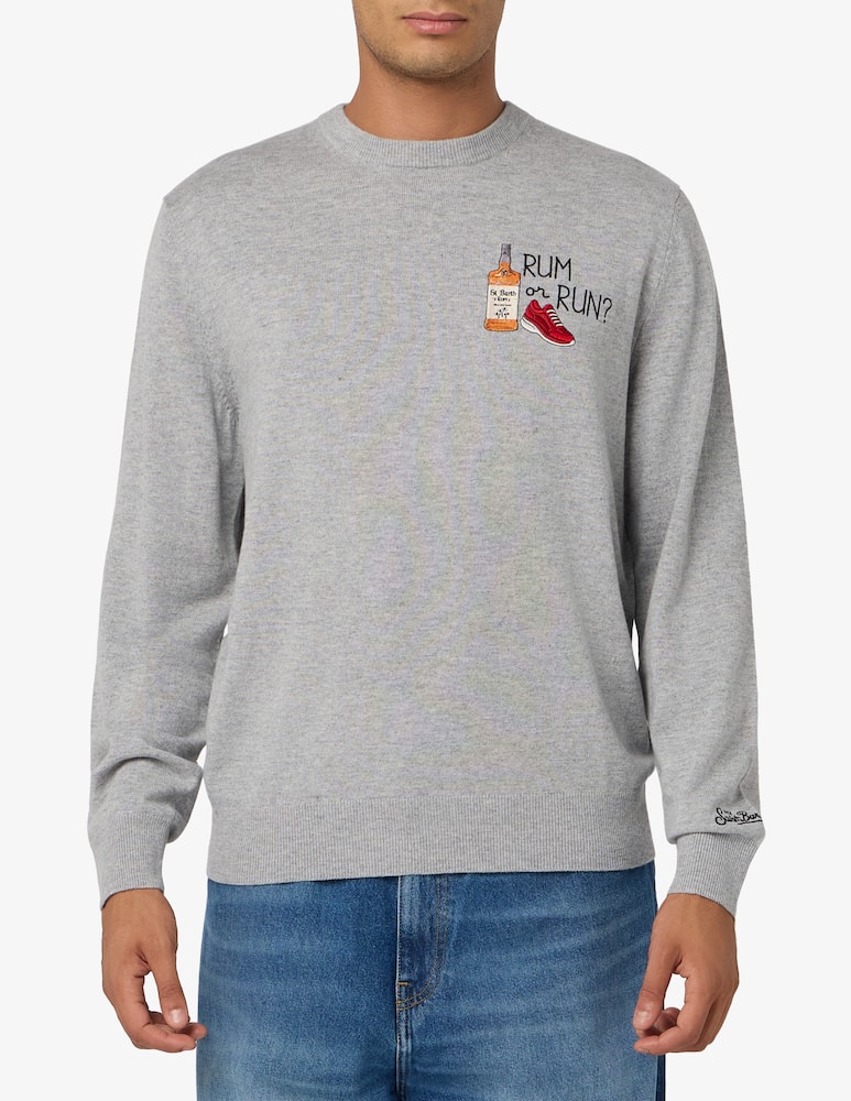 MC2 Saint Barth Embroidered crew neck sweater - picture 1 MC2 Saint Barth Embroidered crew neck sweater - picture 1