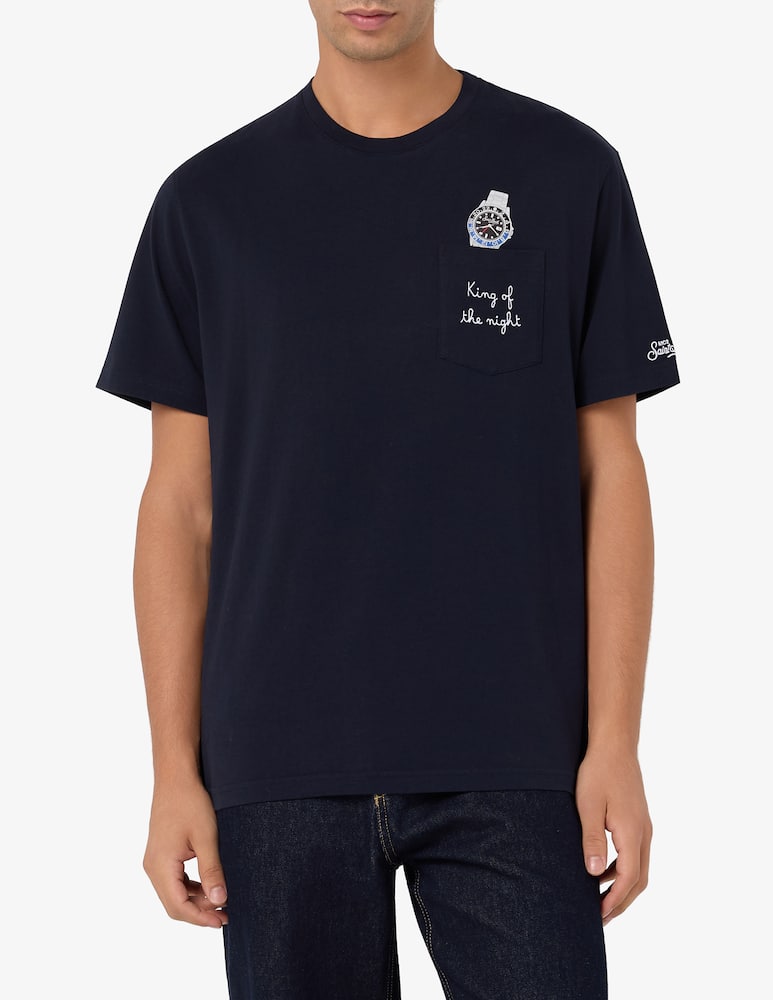 MC2 Saint Barth T-shirt Connor con taschino ricamato - immagine 1 MC2 Saint Barth T-shirt Connor con taschino ricamato - immagine 1