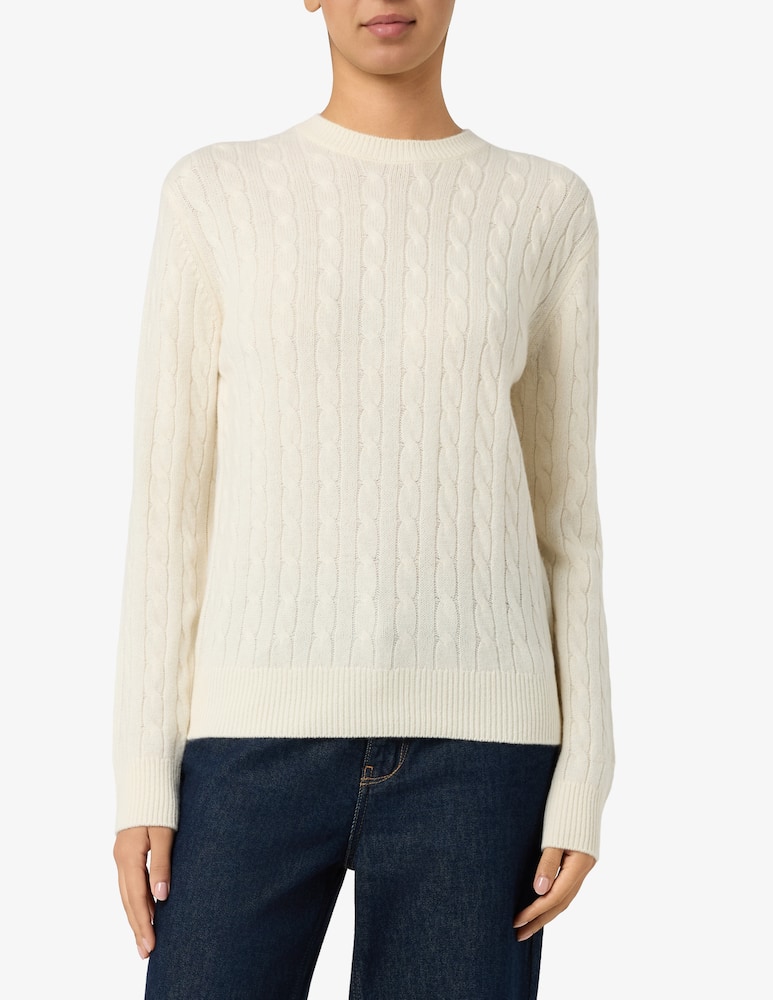 MC2 Saint Barth Roundneck cable knit sweater - picture 1 MC2 Saint Barth Roundneck cable knit sweater - picture 1