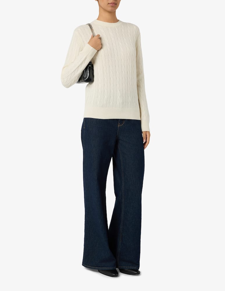 MC2 Saint Barth Roundneck cable knit sweater - picture 2 MC2 Saint Barth Roundneck cable knit sweater - picture 2