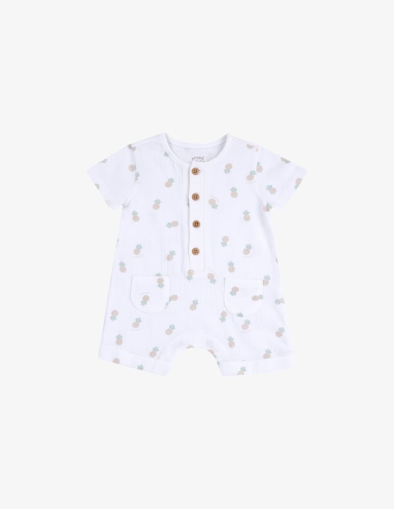 rinascente Chicco Pineapple playsuit