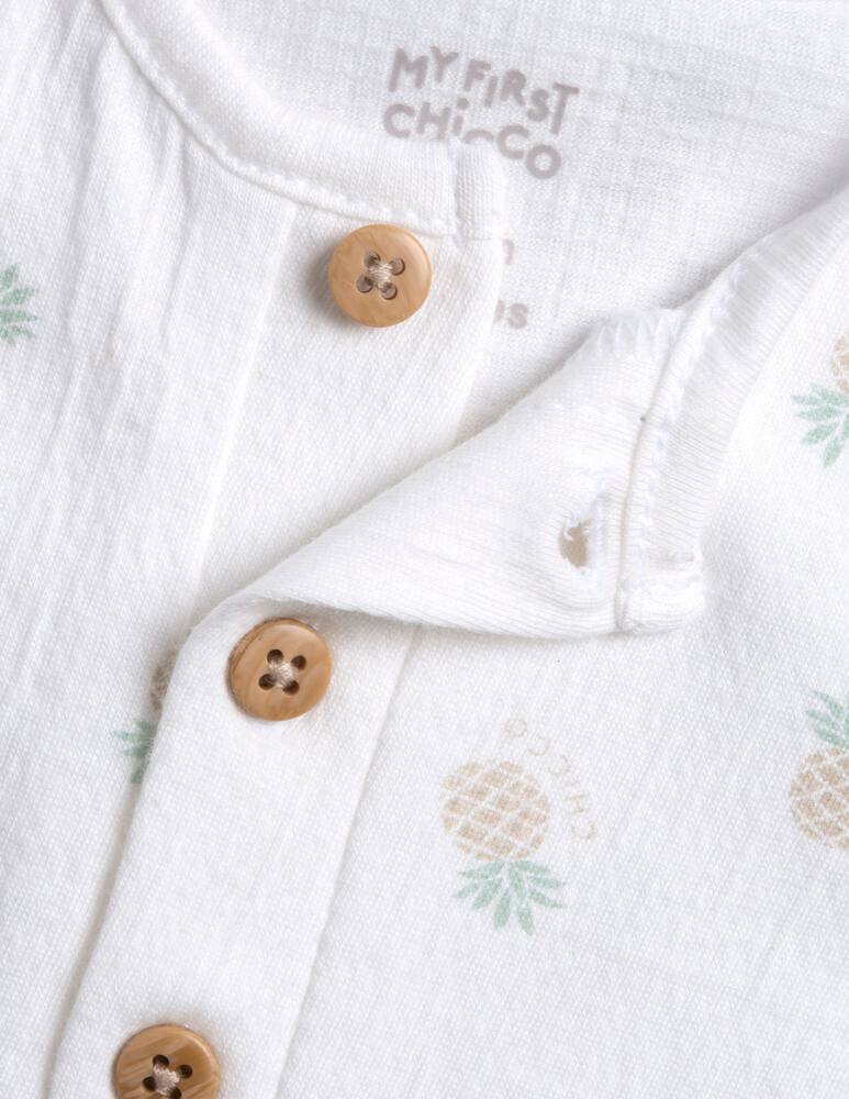 rinascente Chicco Pineapple playsuit