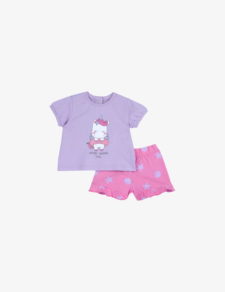 Chicco Set t-shirt e pantaloncini - immagine 1 Chicco Set t-shirt e pantaloncini - immagine 1