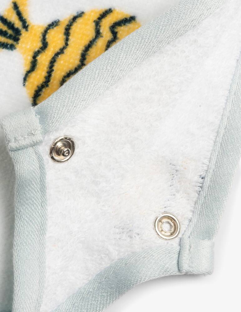 rinascente Chicco Fish print beach poncho