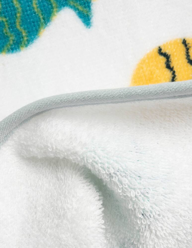 rinascente Chicco Fish print beach poncho