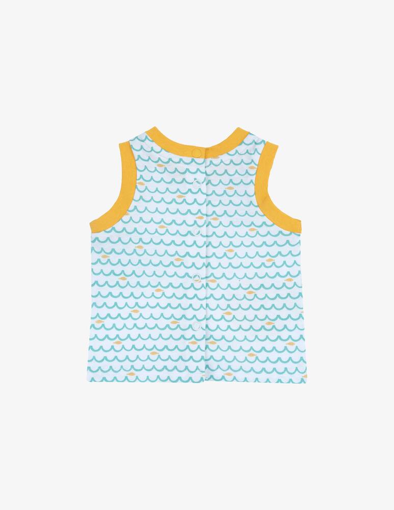 rinascente Chicco Fish print tank top