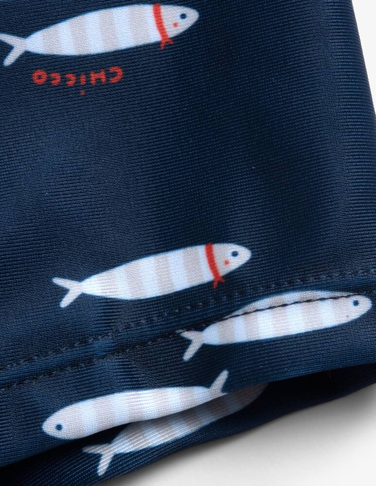 rinascente Chicco Fish pattern swim shorts