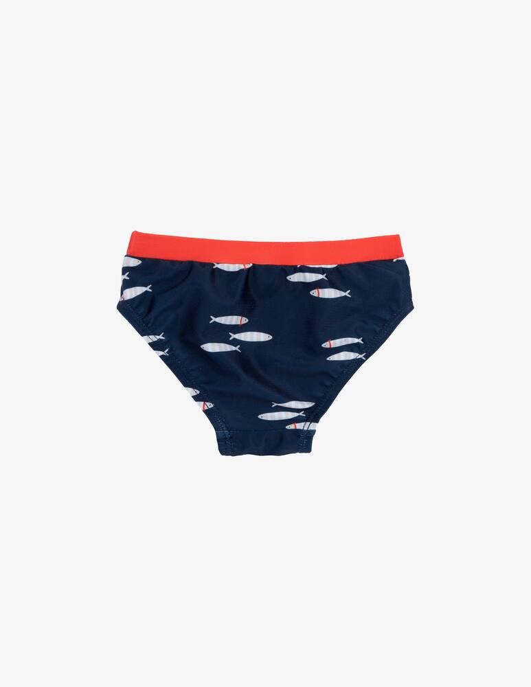 rinascente Chicco Fish pattern swim briefs