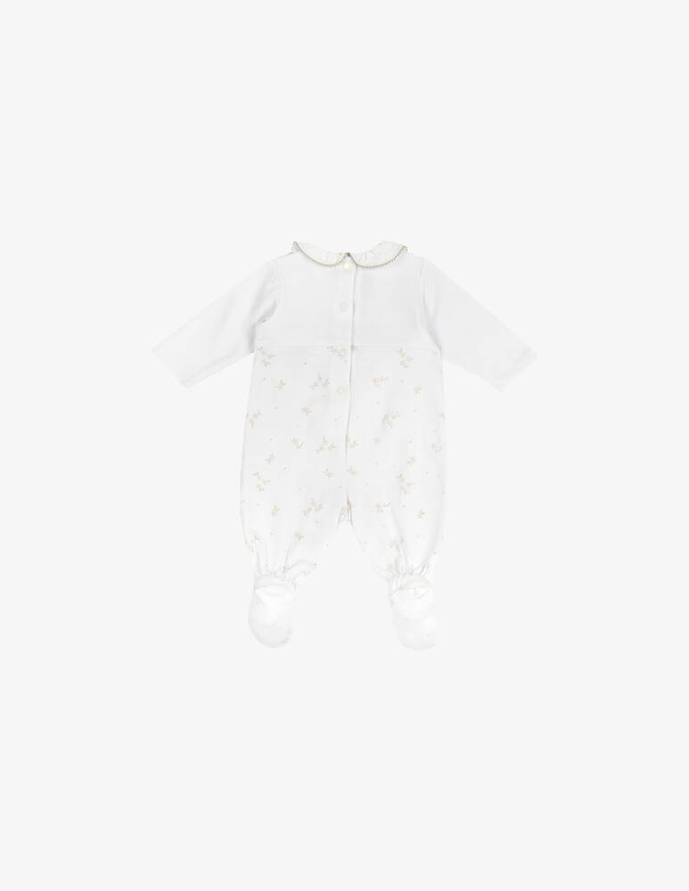 rinascente Chicco Frilled floral sleepsuit