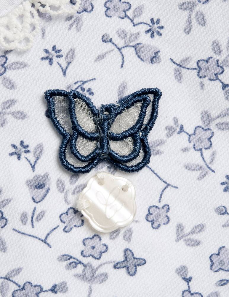 rinascente Chicco Floral lace playsuit