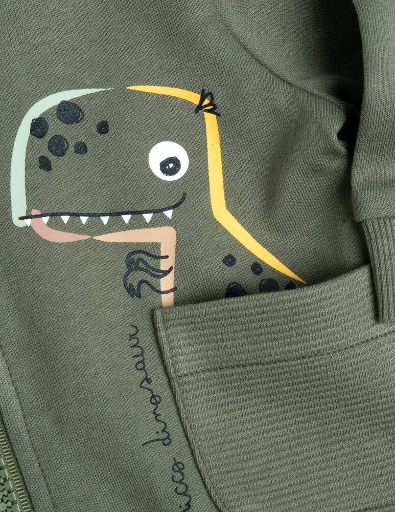 rinascente Chicco Hooded dinosaur cardigan