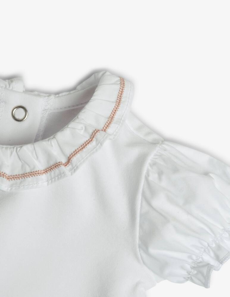 rinascente Chicco Ruffle collar bodysuit