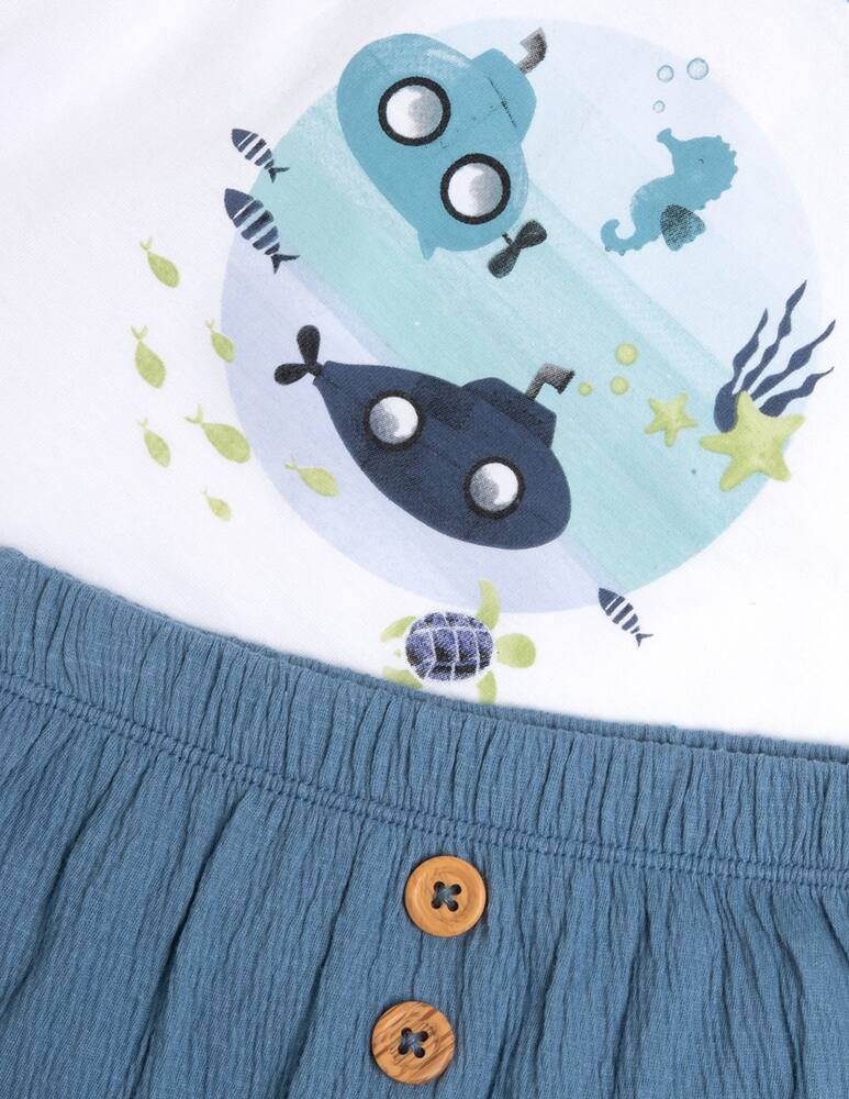 rinascente Chicco Submarine t-shirt and shorts