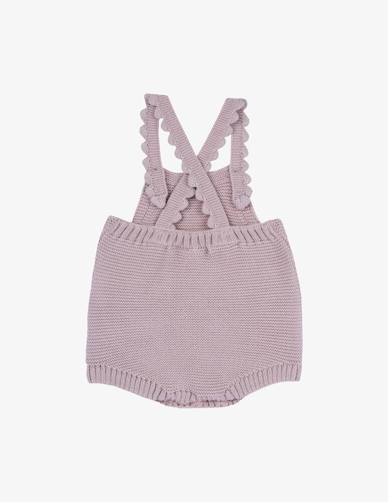 rinascente Chicco Knit ruffle romper