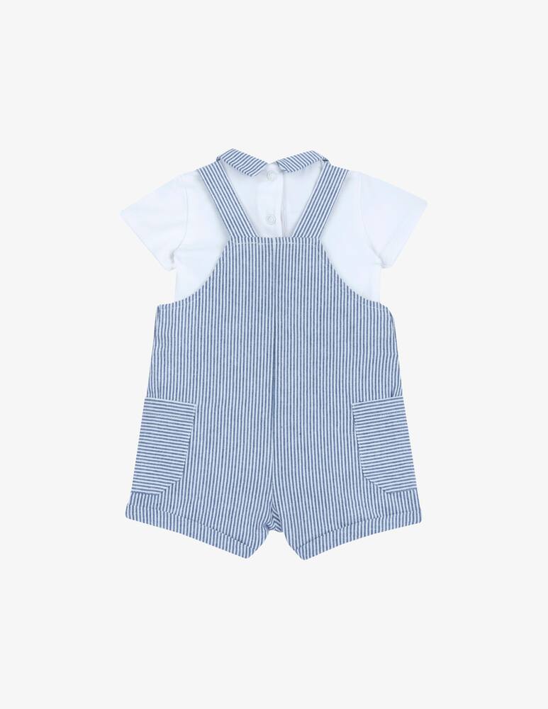 rinascente Chicco Anchor stripe playsuit set
