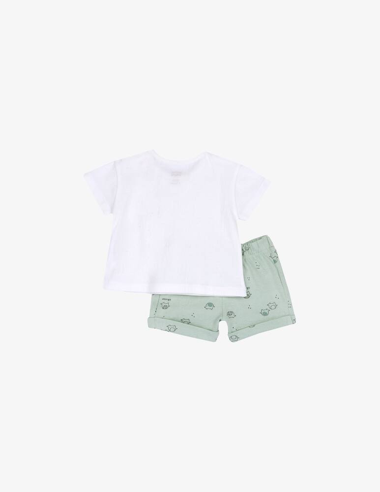 rinascente Chicco Turtle print t-shirt set