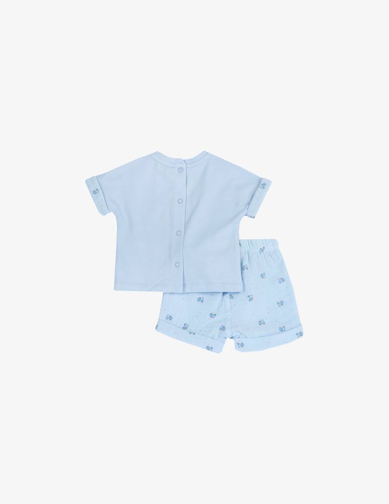 rinascente Chicco Scooter print t-shirt set