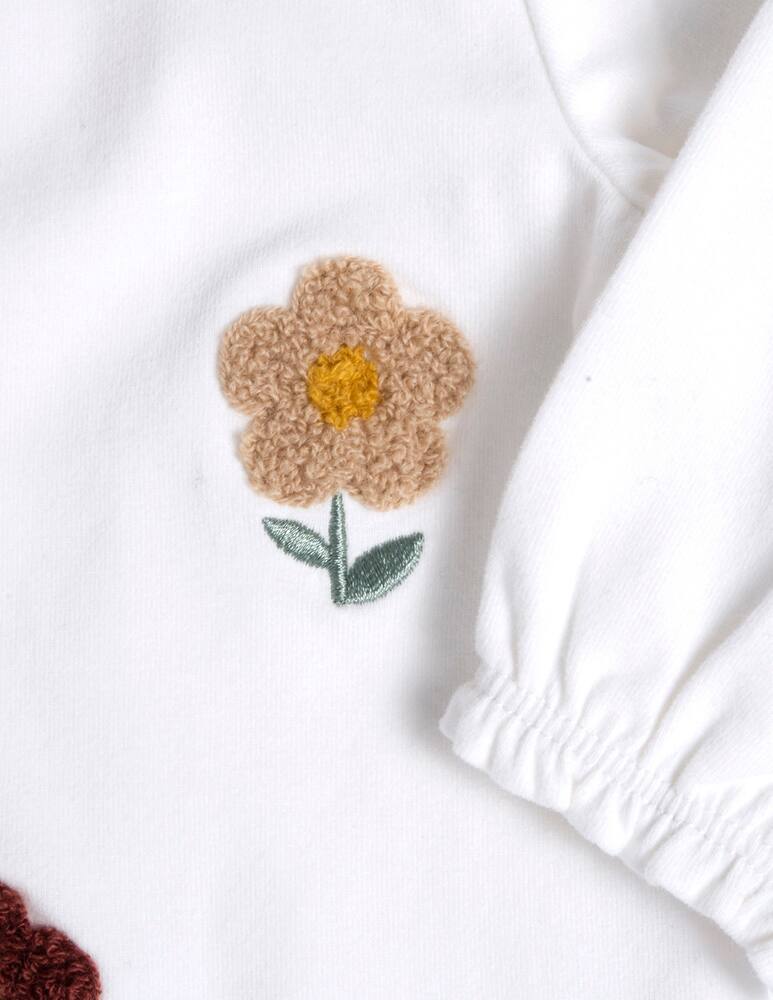 rinascente Chicco T-shirt ricamata fiori
