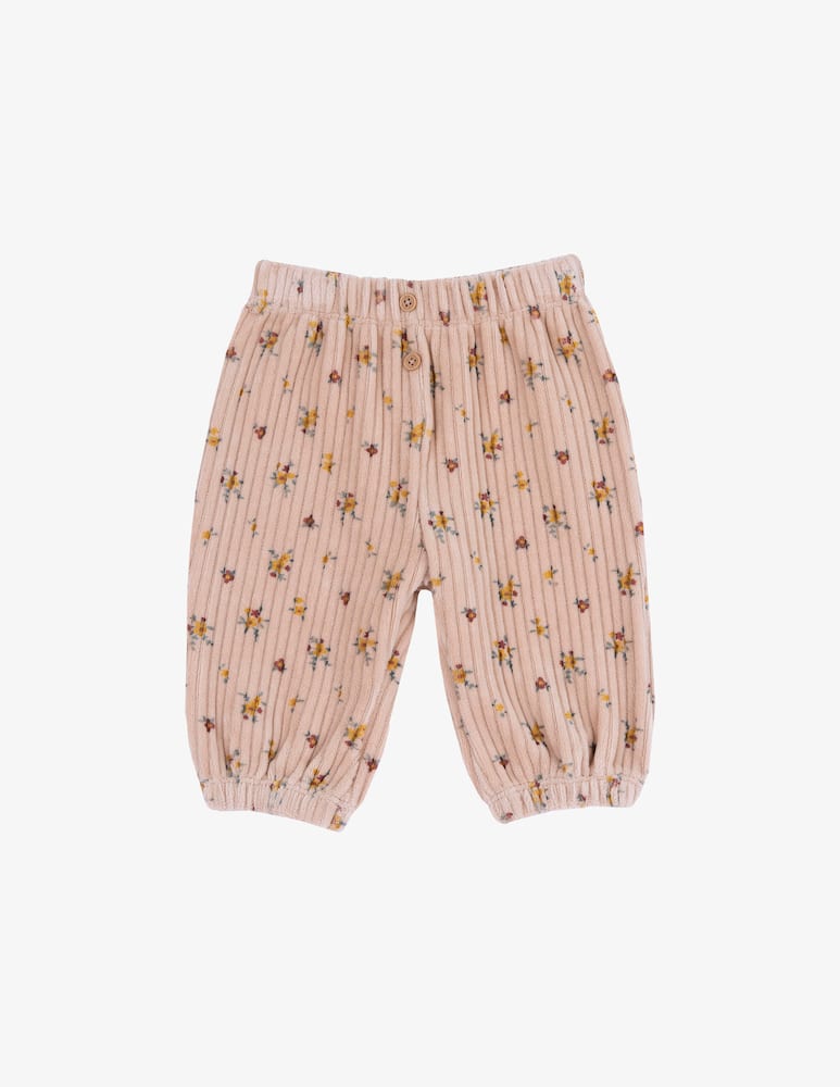 Chicco Floral ribbed trousers - picture 1 Chicco Floral ribbed trousers - picture 1