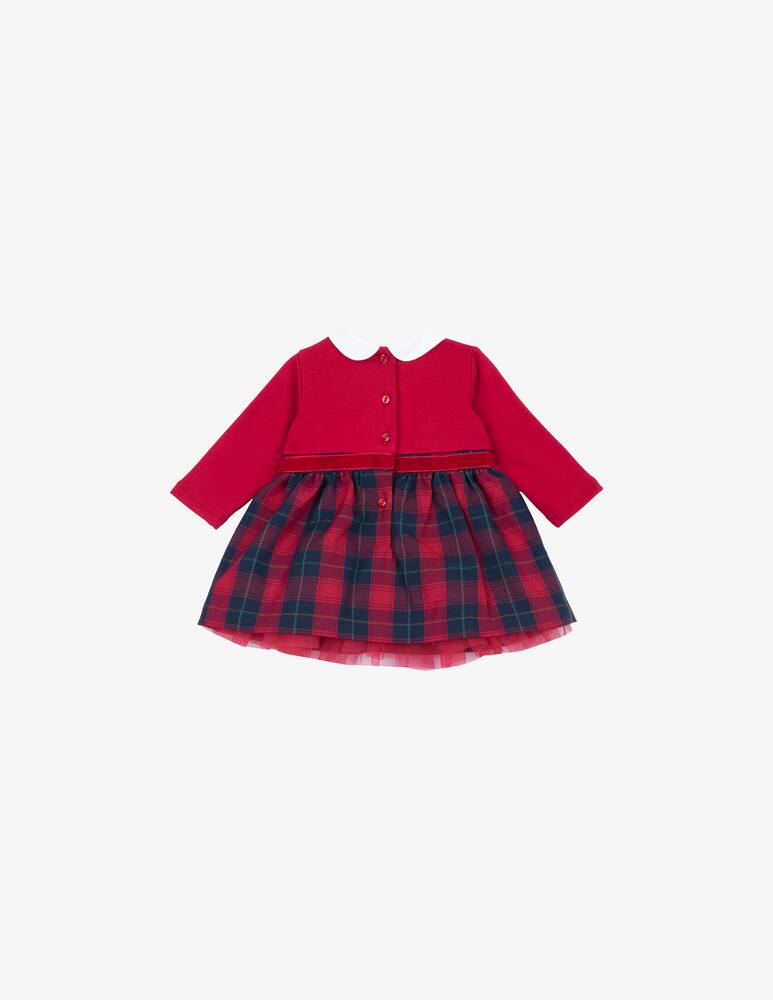 rinascente Chicco Abito a quadri con fiocco