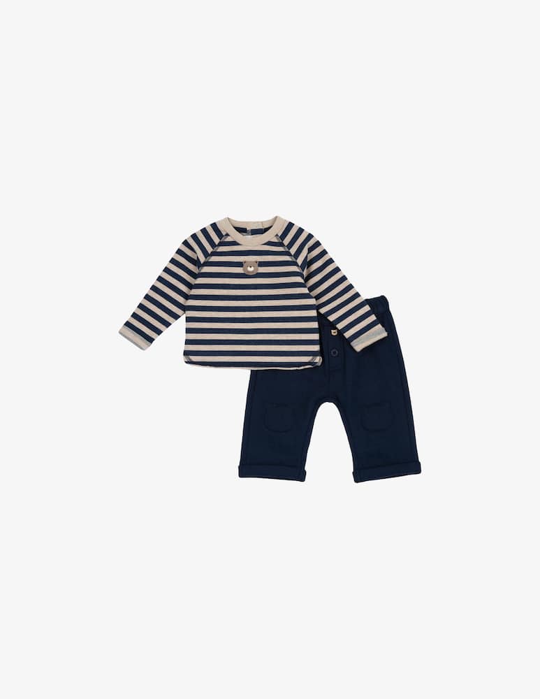 rinascente Chicco Striped bear set