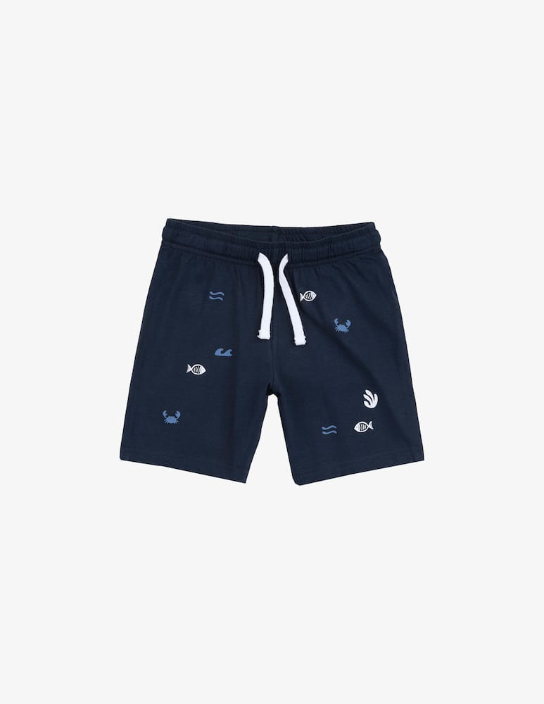 rinascente Chicco Fish print t-shirt set