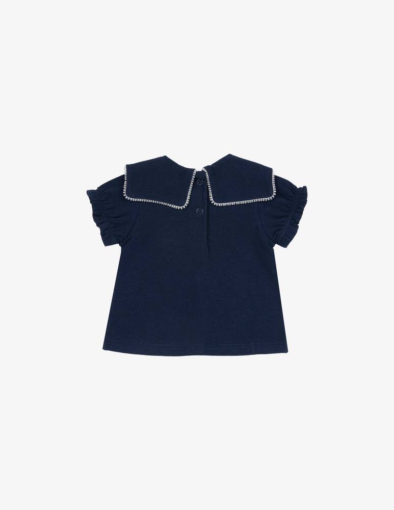 rinascente Chicco Sailor collar t-shirt