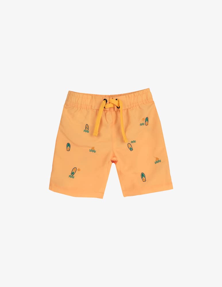 rinascente Chicco Surfboard print swim shorts