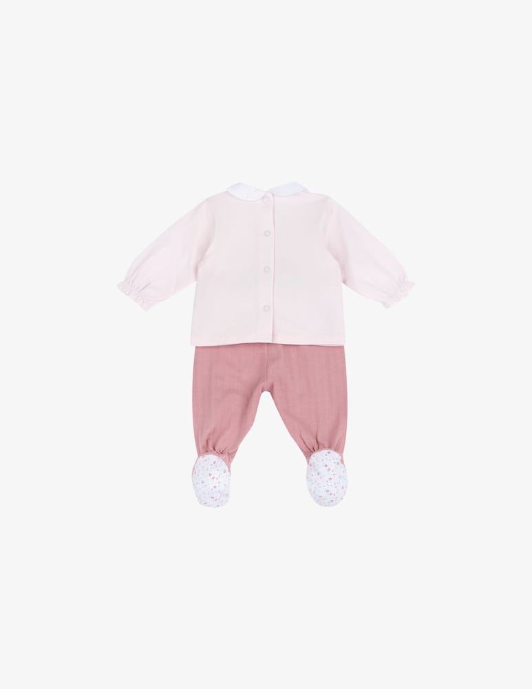rinascente Chicco Bunny embroidered set