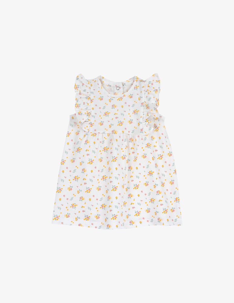 rinascente Chicco Floral ruffle dress