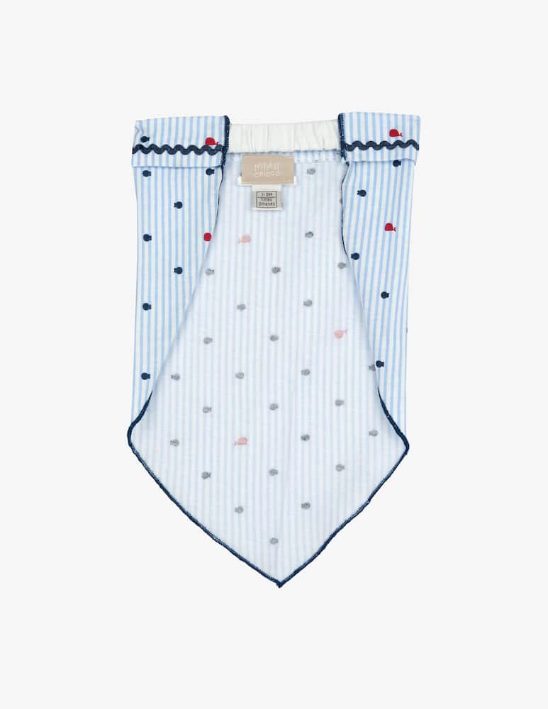rinascente Chicco Whale print bandana