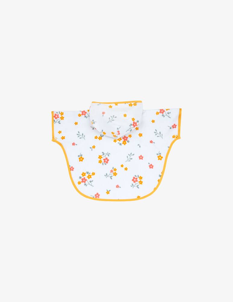 rinascente Chicco Floral hooded poncho