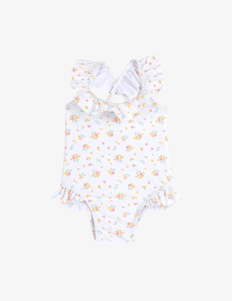 Chicco Floral ruffle swimsuit - picture 1
