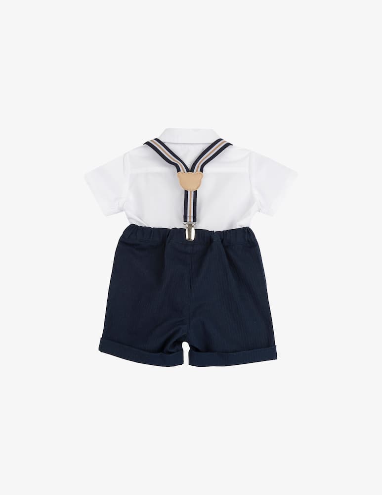 rinascente Chicco Camicia e pantaloni con bretelle